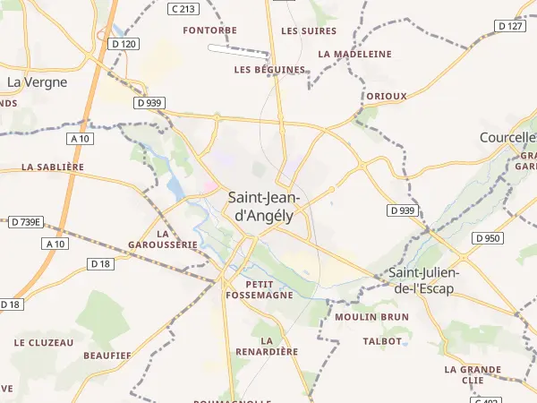 Plan de Saint-Jean-d’Angély
