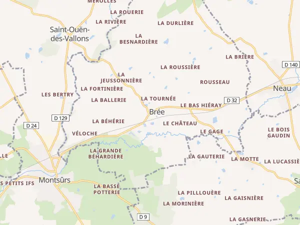 Plan de Brée