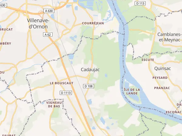 Plan de Cadaujac