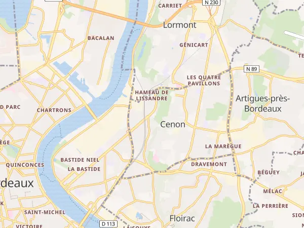 Plan de Cenon