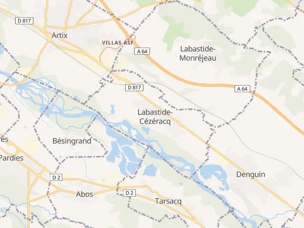 Plan de Labastide-Cézéracq