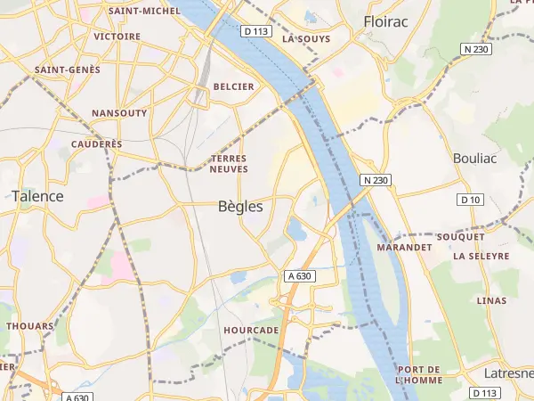 Plan de Bègles