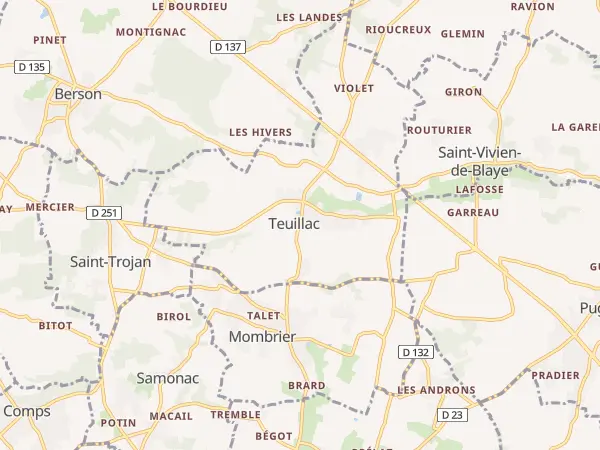 Plan de Teuillac