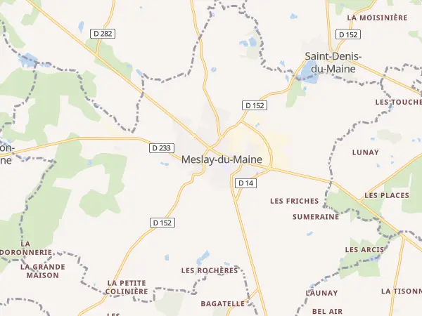 Plan de Meslay-du-Maine