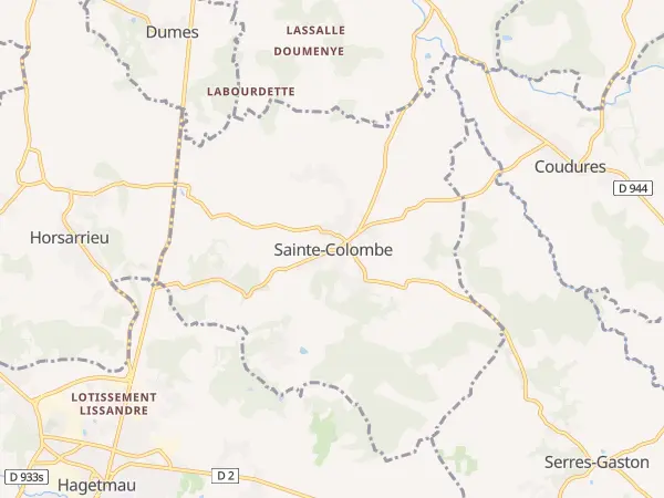 Plan de Sainte-Colombe
