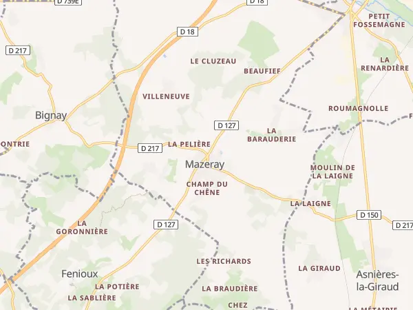 Plan de Mazeray