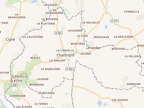 Plan de Chantrigné