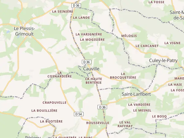 Plan de Cauville