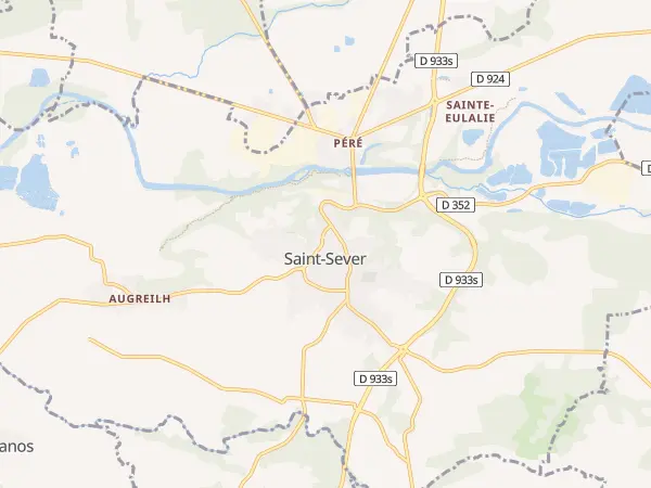 Plan de Saint-Sever