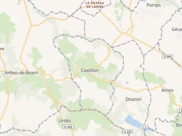 Plan de Castillon (Canton d’Arthez-de-Béarn)