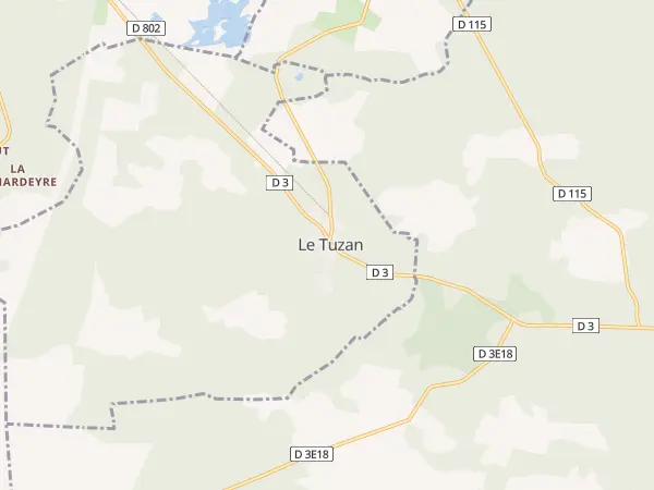 Plan du Tuzan