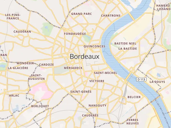 Plan de Bordeaux