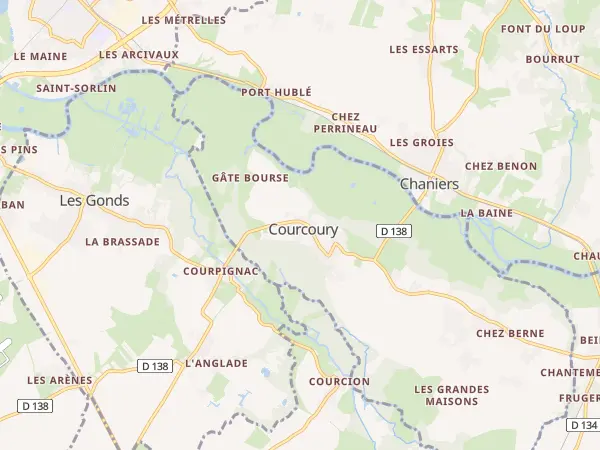 Plan de Courcoury