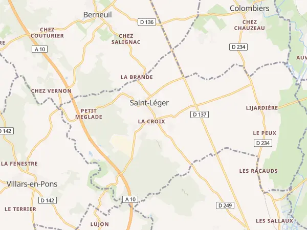 Plan de Saint-Léger