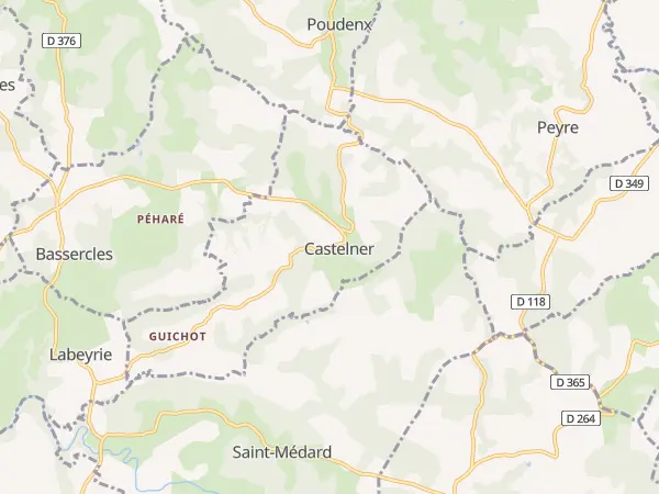 Plan de Castelner