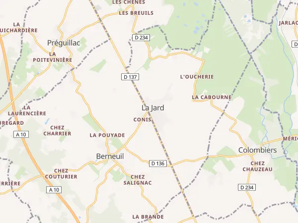 Plan de La Jard