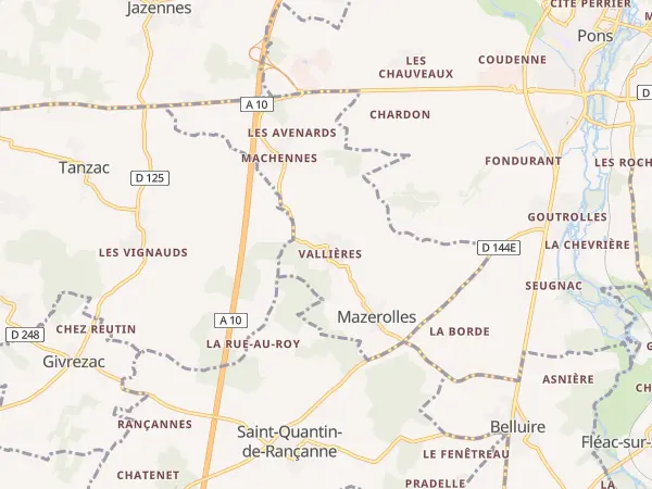 Plan de Mazerolles