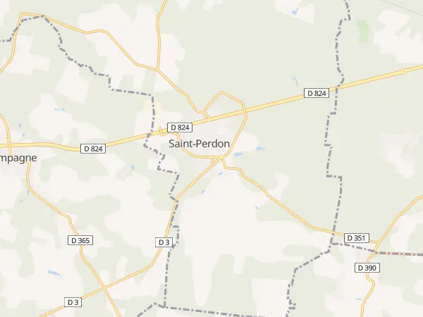 Plan de Saint-Perdon