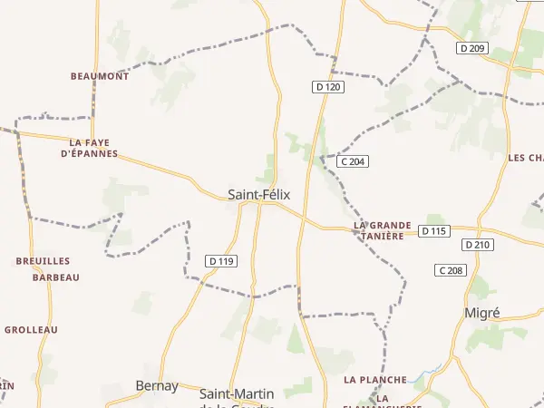 Plan de Saint-Félix