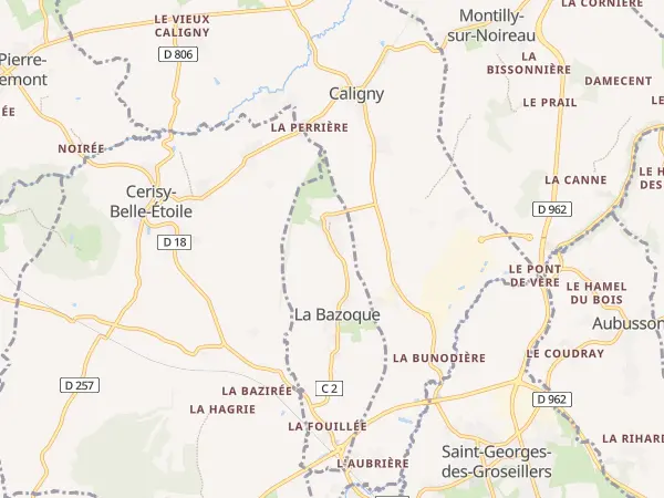 Plan de La Bazoque