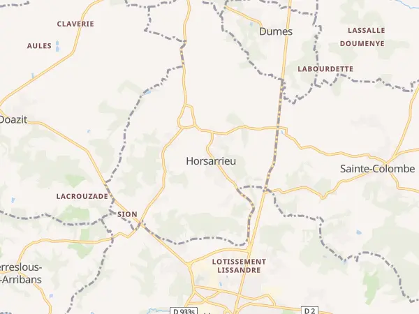 Plan de Horsarrieu