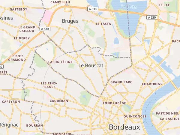 Plan du Bouscat