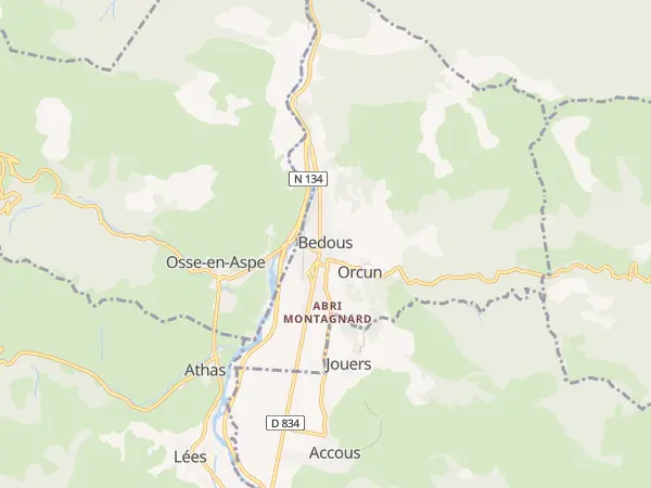 Plan de Bedous