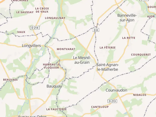 Plan du Mesnil-au-Grain