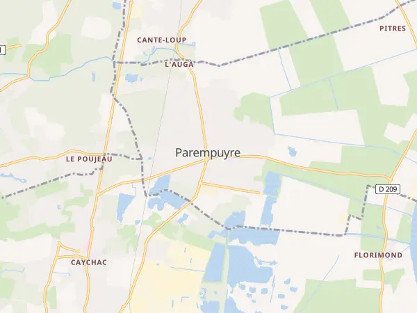 Plan de Parempuyre