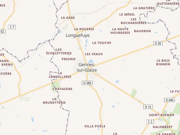 Plan de Gennes-Longuefuye