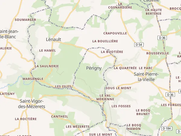 Plan de Périgny