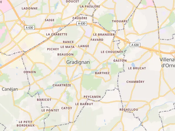 Plan de Gradignan