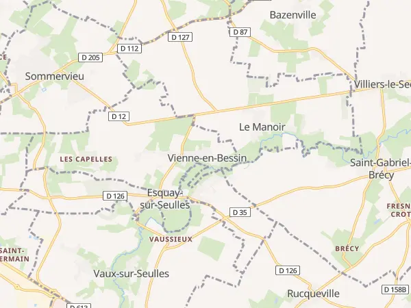Plan de Vienne-en-Bessin