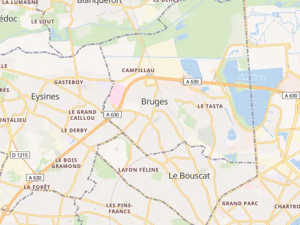 Plan de Bruges