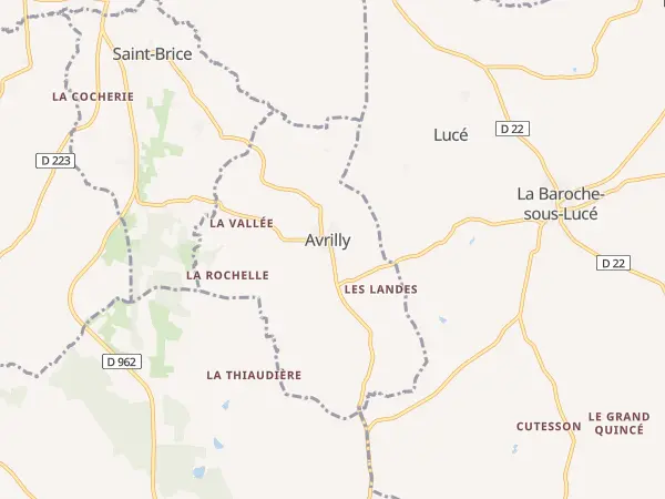 Plan de Avrilly