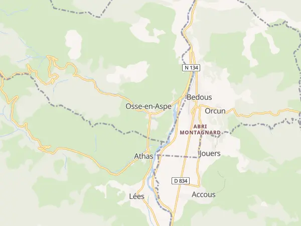 Plan de Osse-en-Aspe