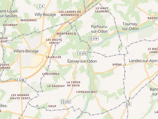 Plan de Épinay-sur-Odon