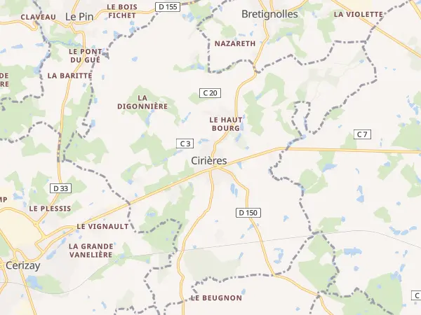 Plan de Cirières