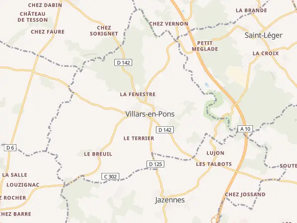 Plan de Villars-en-Pons