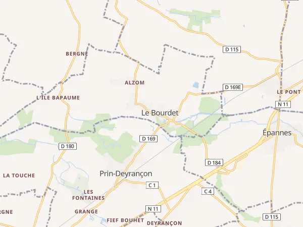 Plan du Bourdet