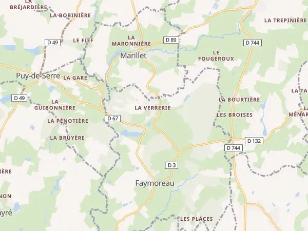 Plan de Faymoreau