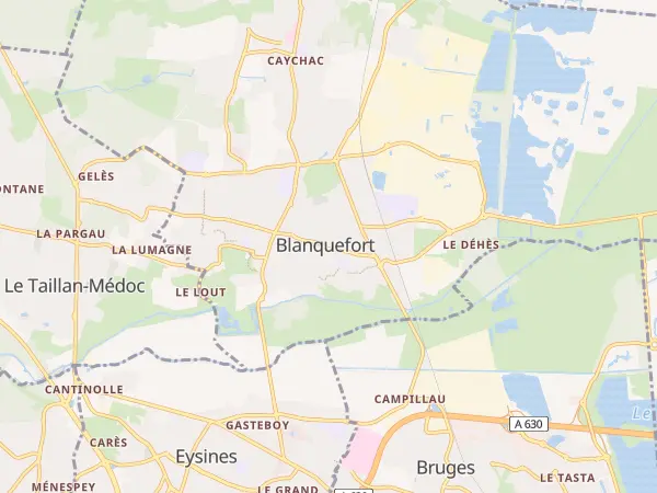 Plan de Blanquefort
