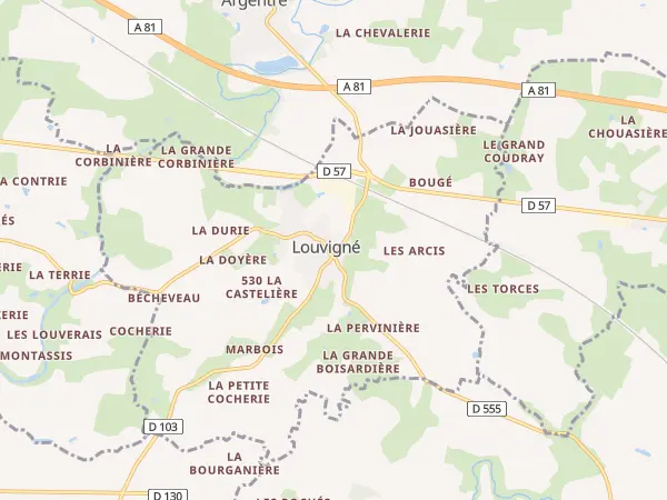 Plan de Louvigné