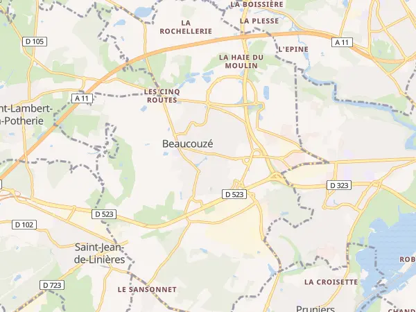 Plan de Beaucouzé