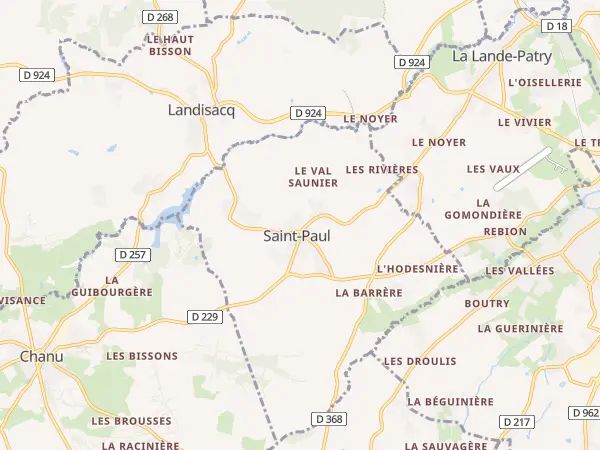 Plan de Saint-Paul