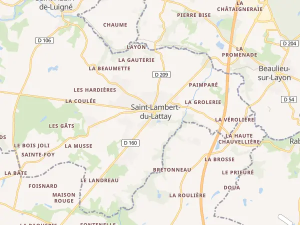 Plan de Val-du-Layon