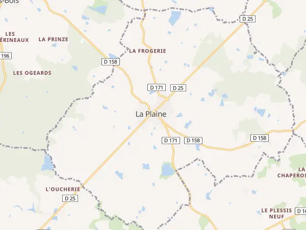 Plan de La Plaine
