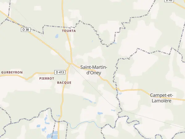 Plan de Saint-Martin-d’Oney