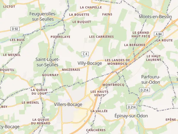 Plan de Villy-Bocage