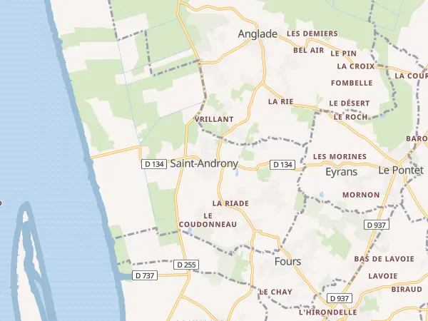 Plan de Saint-Androny